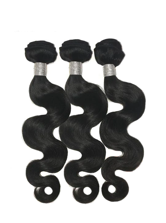 Cambodian Raw Bundle Set 3 Raw Silk Body Extension- lengths 12in- 40in